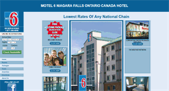 Desktop Screenshot of motel6niagarafalls.com